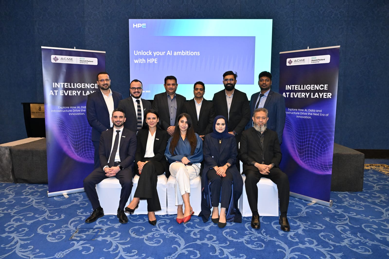 ACME HPE Accelerating Intelligence Together roundtable Ritz-Carlton Bahrain November 2025